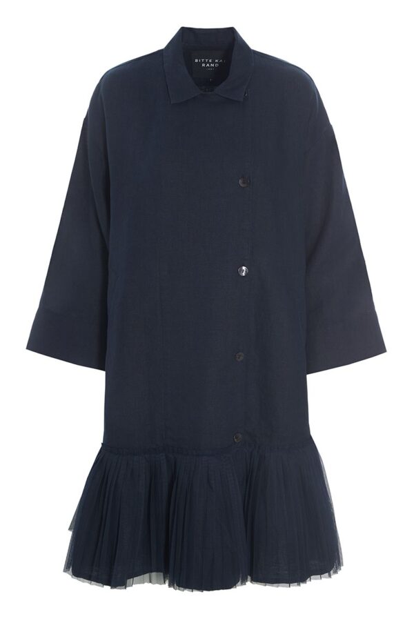 Jurk Oversized Lazy Linen Dark Midnight