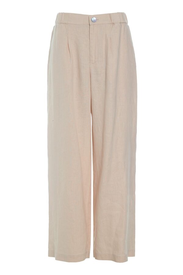 Broek met zakken Lazy Linen Dusty Quartz