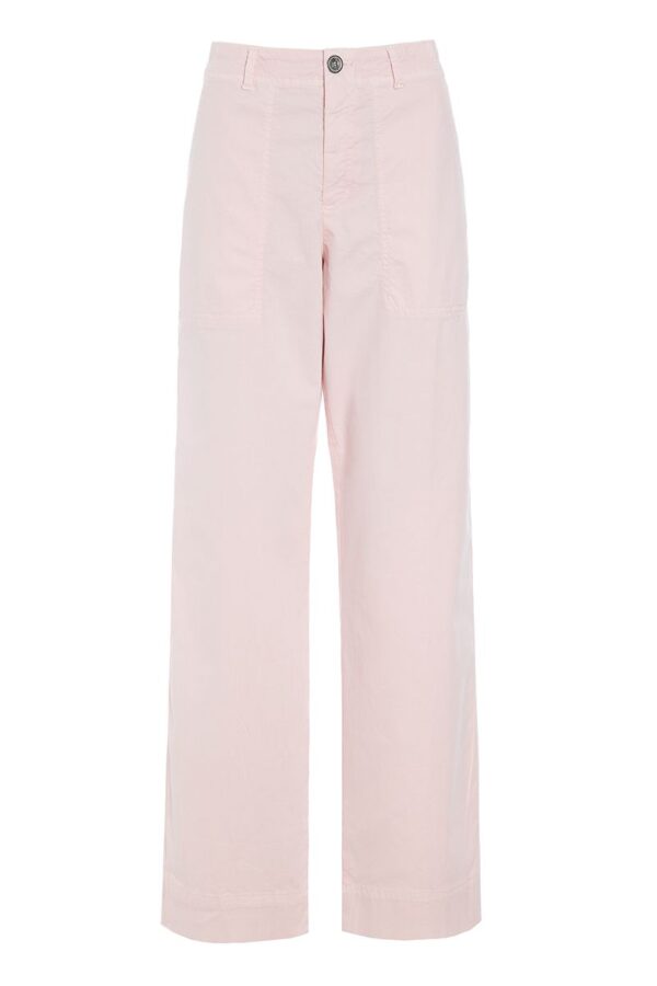 Broek Long Straight Kihon Pale Pink