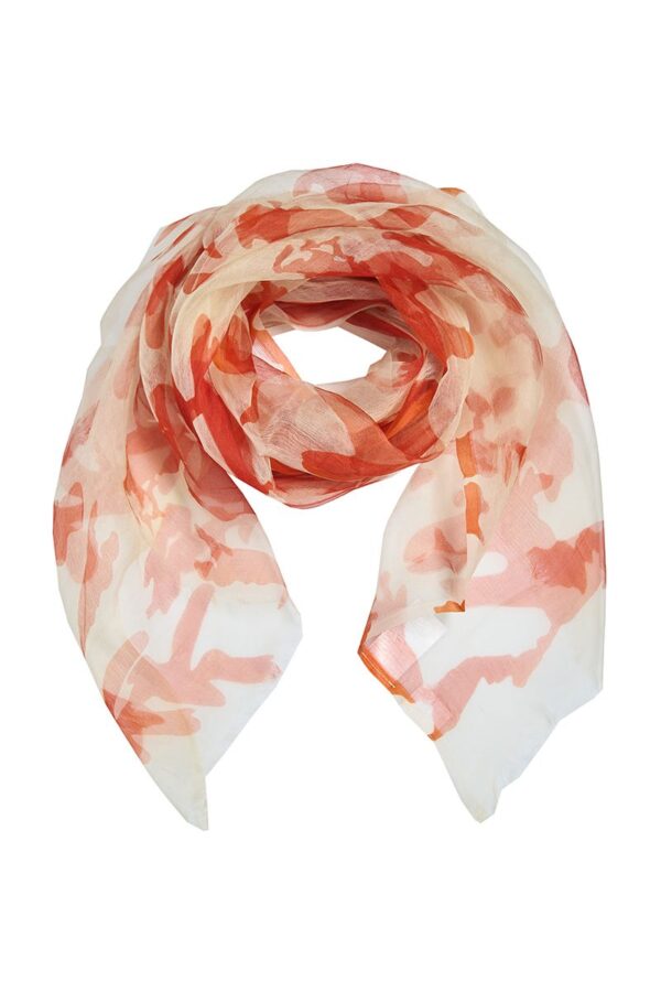 Scarf Shadow Print Dusty Quartz Double Layer