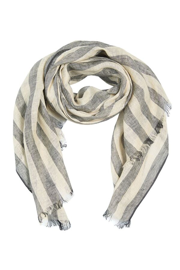 Scarf Changeant Stripe Black - Afbeelding 2