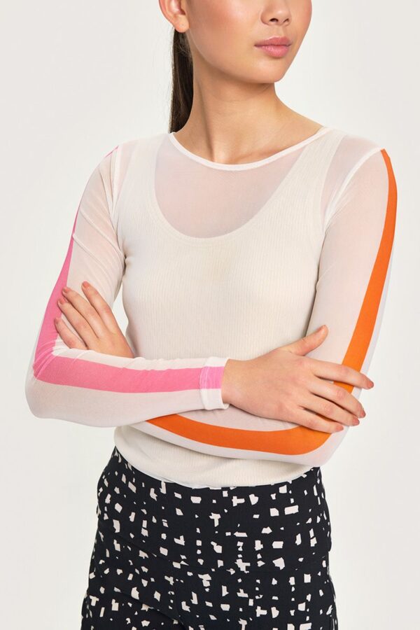 Blouse met strepen Contrast Fukashi