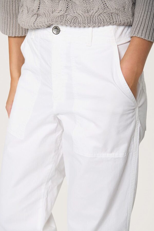 Broek Long Straight Kihon White - Afbeelding 2