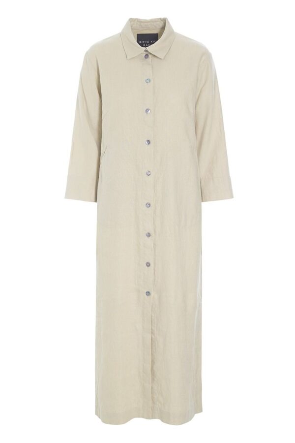 Jurk Lang Lazy Linen Ivory