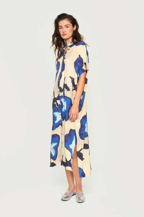 Jurk Kaftan Haru Blue Cornflower