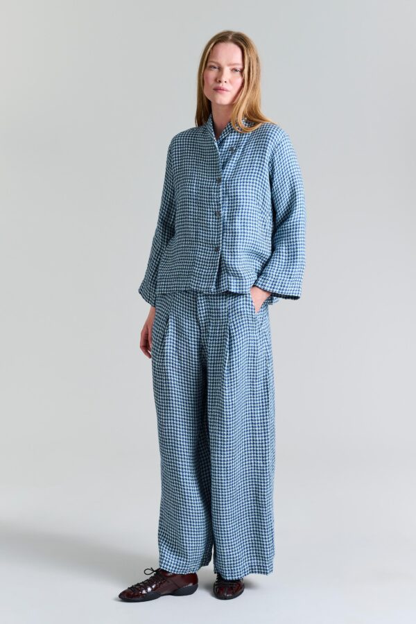 Jacket Chesu Bleu/Green Jade Pepita - Afbeelding 2