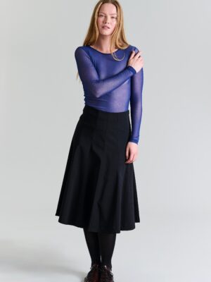 T-shirt met Gaas Fukashi Twilight Bleu