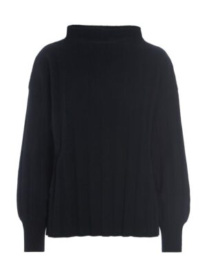 Blouse Rib Cloud Cashmere Black