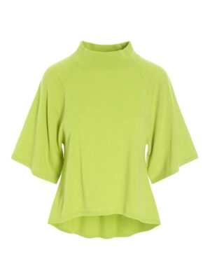 Bloes met Hoge Hals Could Cashmere Lime