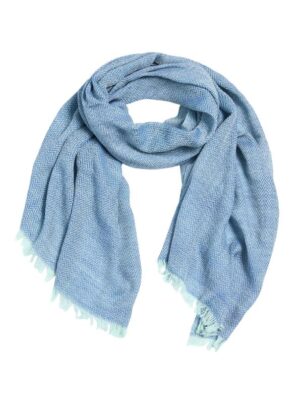 Sjaal Herringbone Twilight/Green Jade