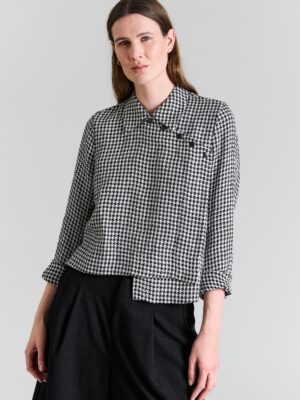 14670 Jacket Chesu Black/Ivory Pepita