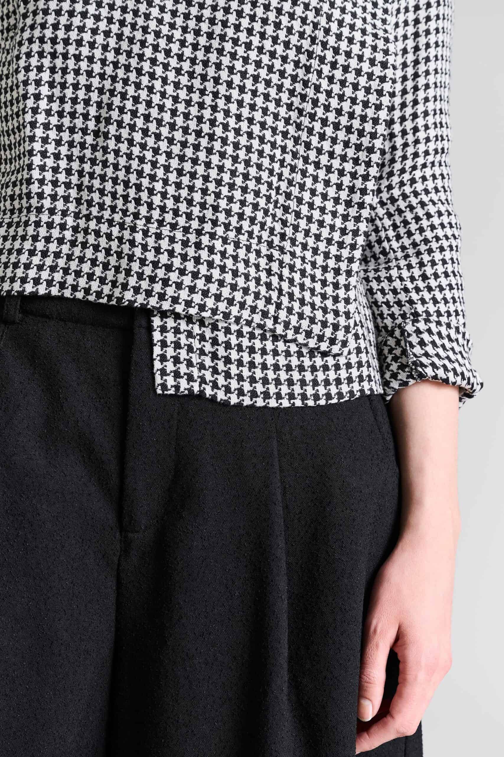 14670 Jacket Chesu Black/Ivory Pepita - Afbeelding 5