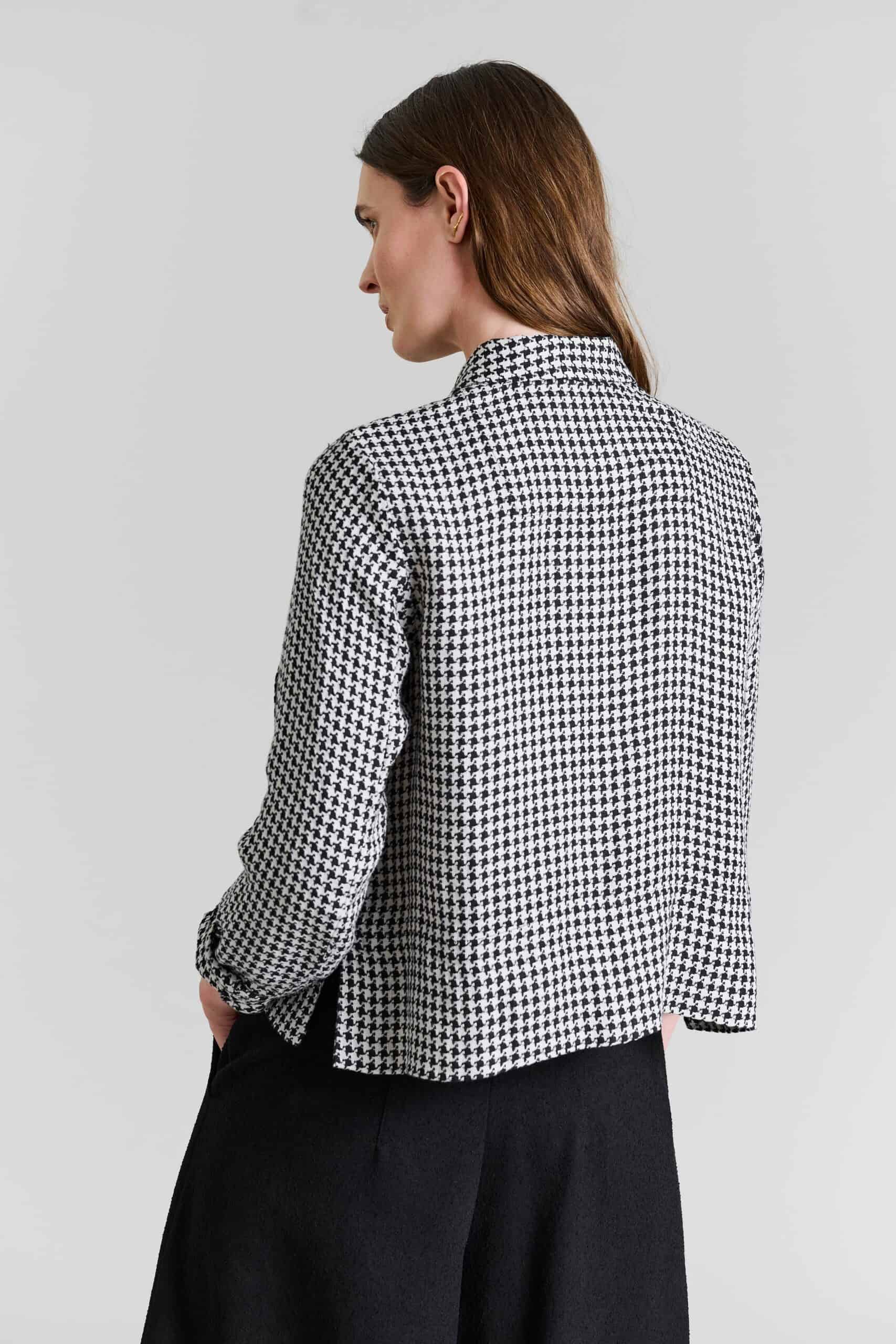 14670 Jacket Chesu Black/Ivory Pepita - Afbeelding 4