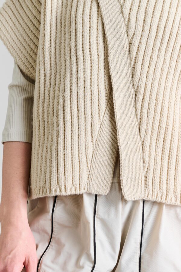 Bloes Hoge Hals Nitto Ivory - Afbeelding 3