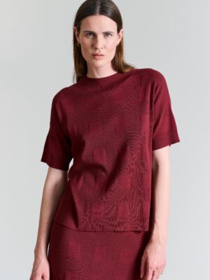 Bloes Korte Mouwen Saku Maroon