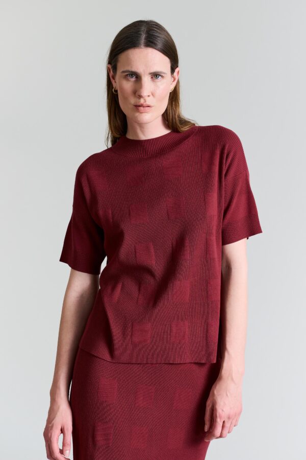 Bloes Korte Mouwen Saku Maroon