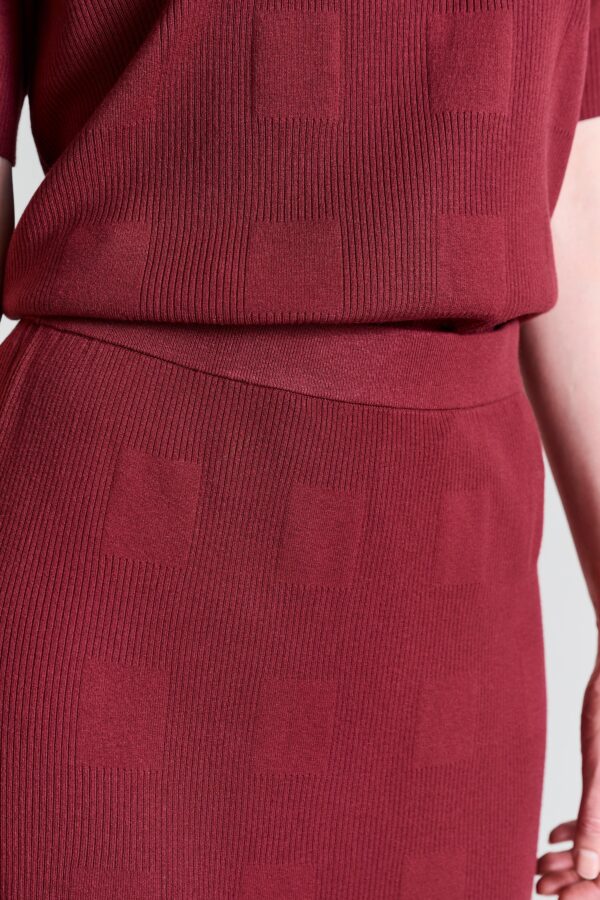 Bloes Korte Mouwen Saku Maroon - Afbeelding 5