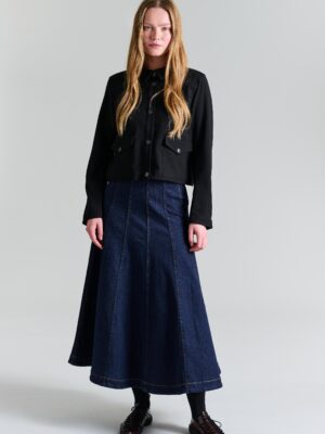 Rok Lang Jinzu Dark Jeans Bleu