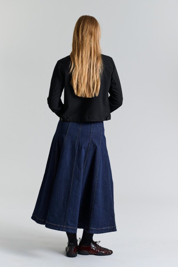 Rok Lang Jinzu Dark Jeans Bleu - Afbeelding 2