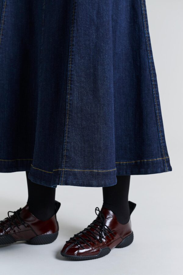 Rok Lang Jinzu Dark Jeans Bleu - Afbeelding 3