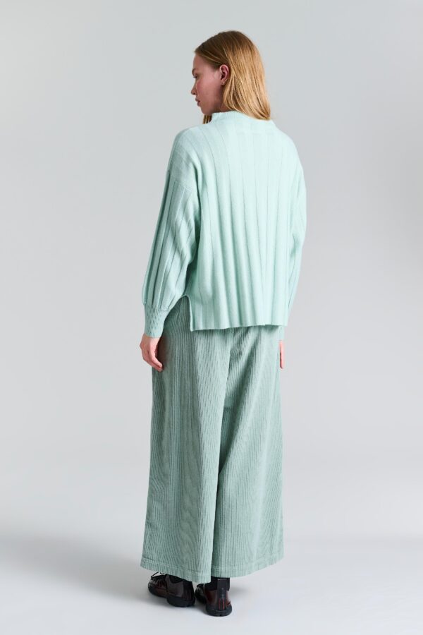 Broek Wijd Berubetto Sage Green - Afbeelding 3
