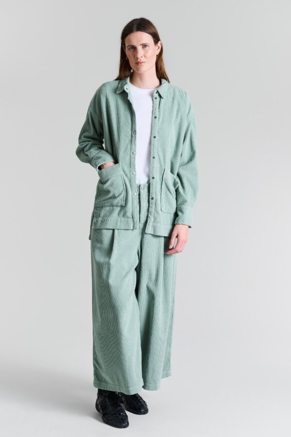 Broek Wijd Berubetto Sage Green