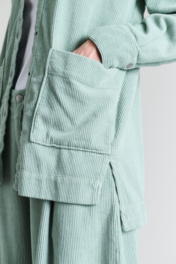 Jas Lang Berubetto Sage Green - Afbeelding 3