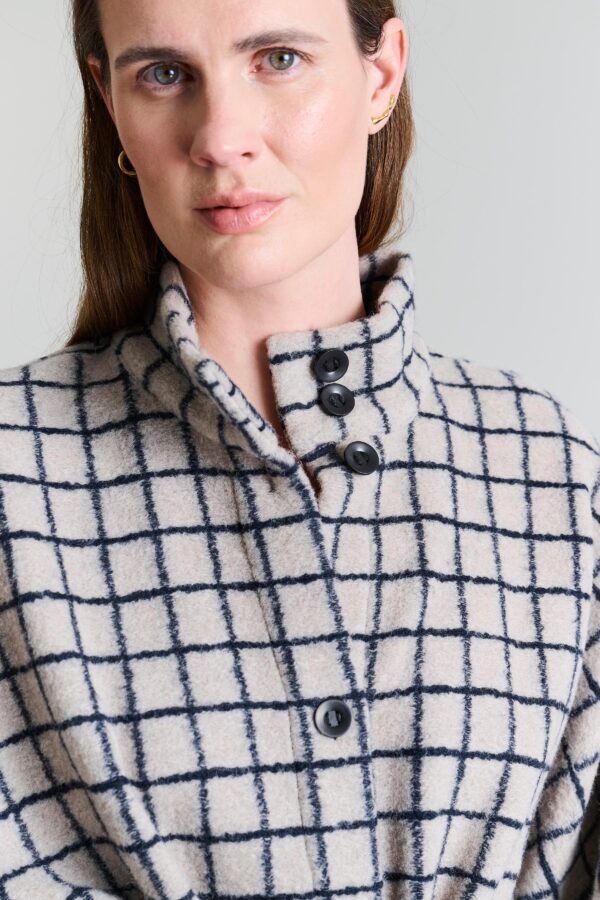 Jas Oversized Woolen Wire - Afbeelding 4