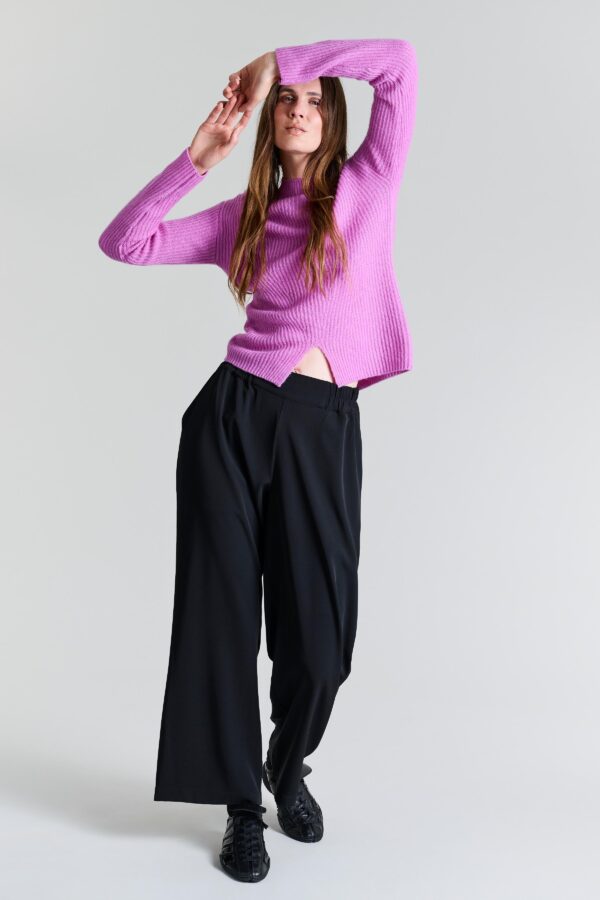 Blouse Hoge Hals Kebukai Rhubarb