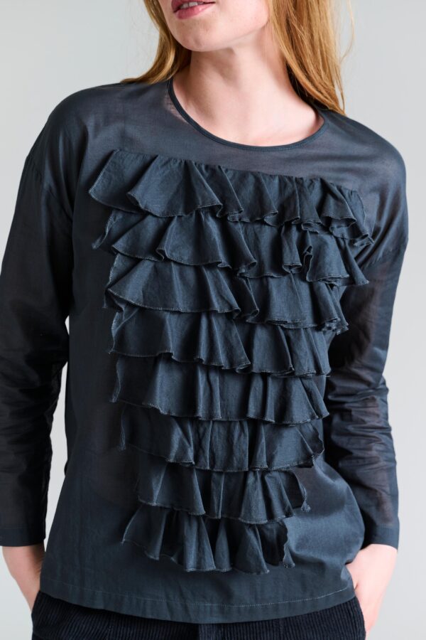 Blouse Washi Voile Pirate Black