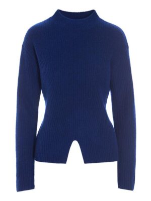 Blouse Hoge Hals Kebukai Twilight Bleu