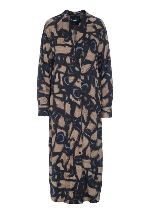 14932 FSC Dress Kuhaki Butterfly Mosaic