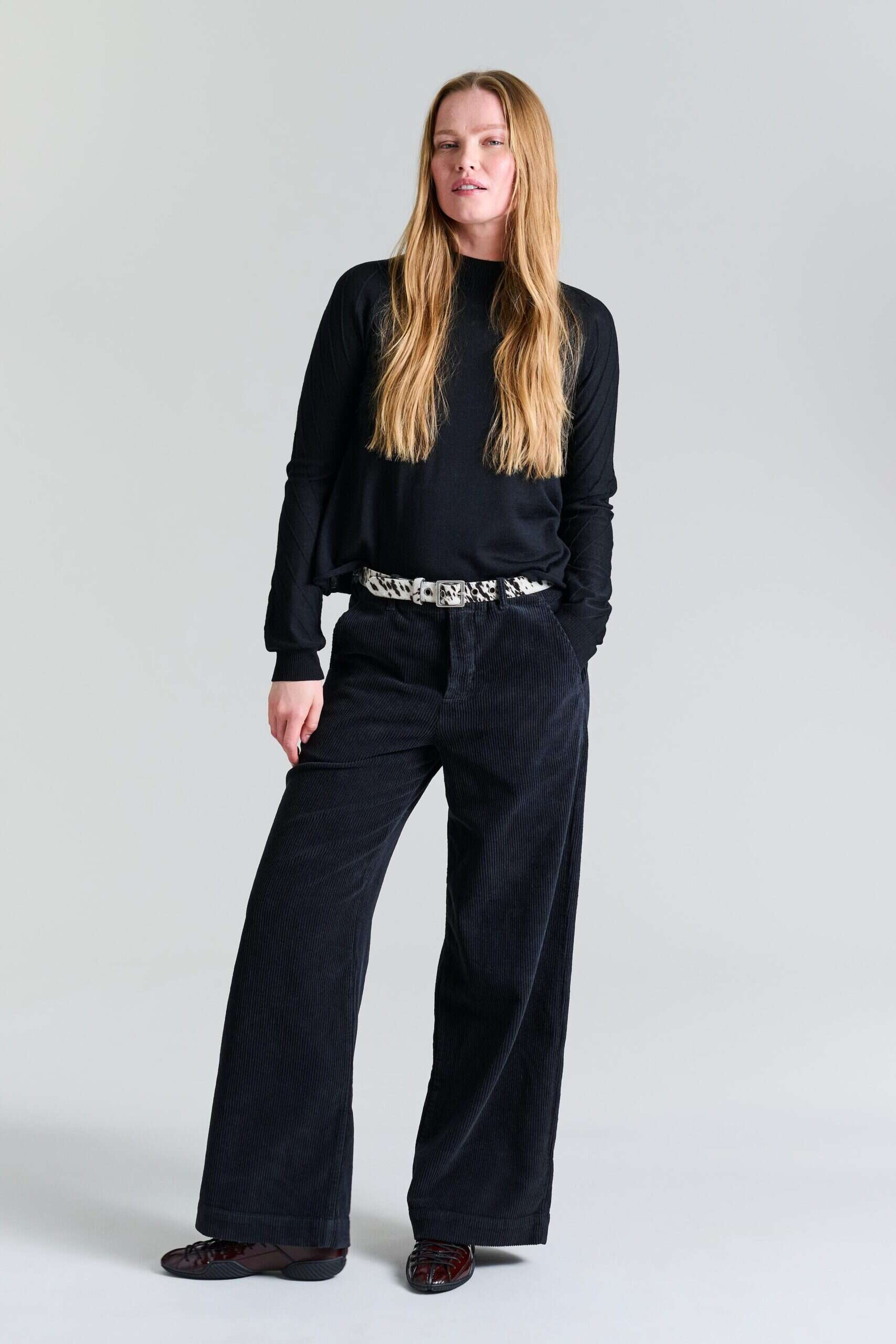 14814 Broek Lang Berubetto Black