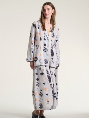 Hikazu Jacket With Lapel Collar Tender Totem 14990-9382