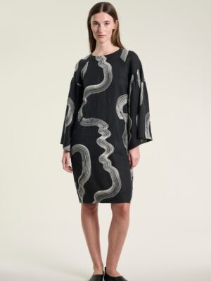 Hikazu Raglan Dress Waves14992-9393