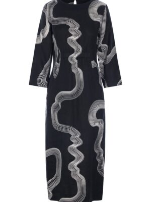 Hikazu Long Dress Waves 14995-9393