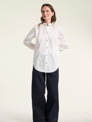 Core Cotton Fitted Shirt White 15046-1000