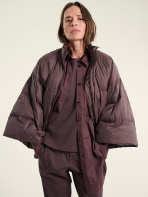 Feather Down Jacket With Collar Raisin 15053-2158