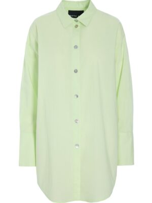 Core Cotton Big Shirt Lime Cream 15045-7110