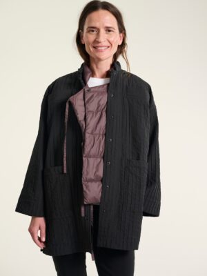 Feather Down Waistcoat Raisin 15054-2158