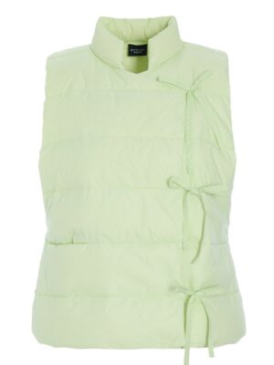 Feather Down Waistcoat Lime Cream 15054-7110