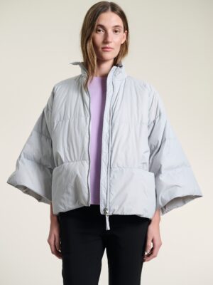 Feather Down Jacket With Collar Tender Blue 15053-6041