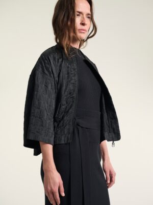 Baburu Jacket with Zipper Black 15008-0039