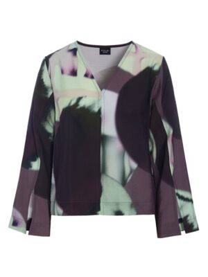 Tsuki V-Neck Blouse Lunar Eclipse 15139-9398