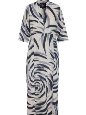 Harukaze Long Dress Zebra Rose 15201-9408