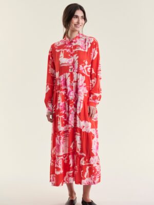 Haru Fsc Shirt Dress Kimono Flower 15212-9406